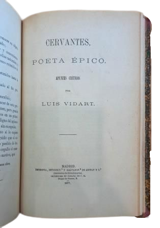 ESTUDIO CRÍTICO ACERCA DEL ENTREMÉS EL VIZCAÍNO FINGIDO + OTROS ESTUDIOS SOBRE CERVANTES