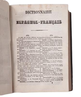 N.T.- DICCIONARIO FRANCÉS-ESPAÑOL + DICCIONARIO ESPAÑOL-FRANCÉS