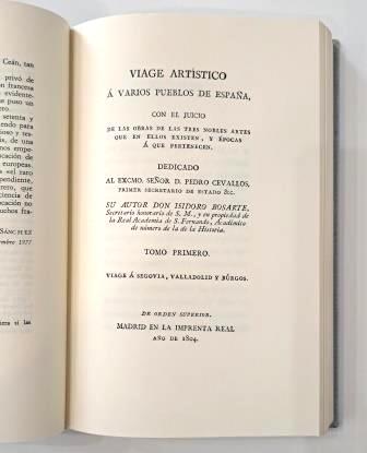 Bosarte, Isidoro.- VIAJE ARTÍSTICO A VARIOS PUEBLOS DE ESPAÑA.