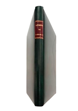 EL TESTAMENTO DE CARLOS V
